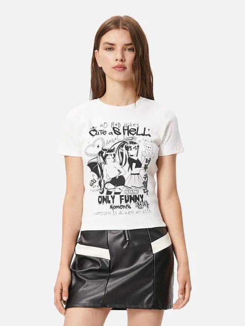 Slim Fit Düz Renk Tişört II 1